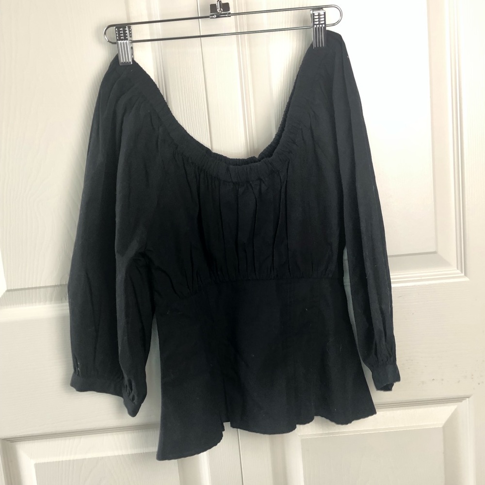 Free People Teagan Puff Sleeve Top - Picture 5 of 7